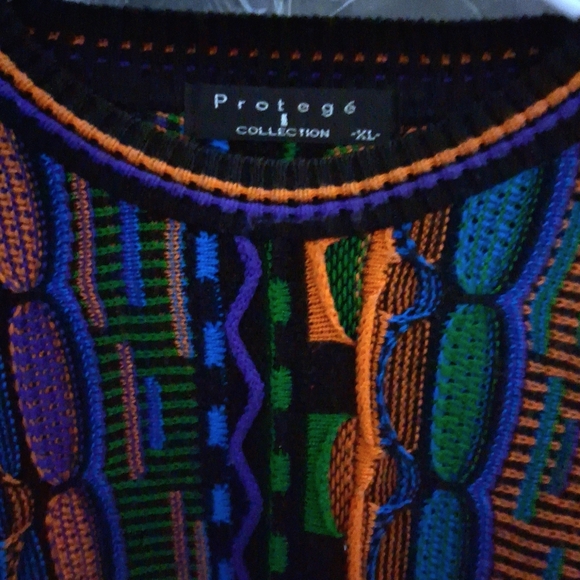 Protege Coogi Style Sweater,  Christine Condition Very Vibrant No Flaws Men's 2X - Picture 4 of 10
